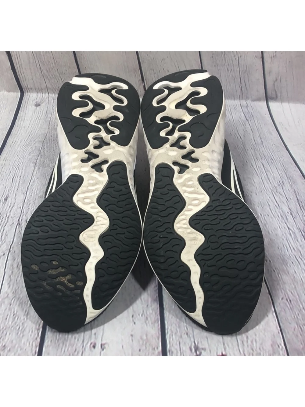 Black Nike Renew Running Shoes - Back View